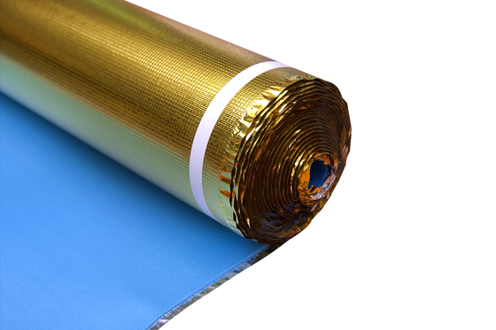 Blue Ixpe Foam Underlayment Anti Microbial SGS Gold Floor Underlay