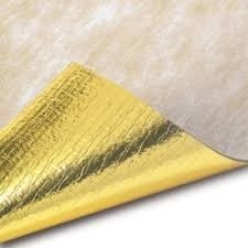 3mm Thick Rubber Floor Underlayment Gold Foam Underlay For Laminate Flooring