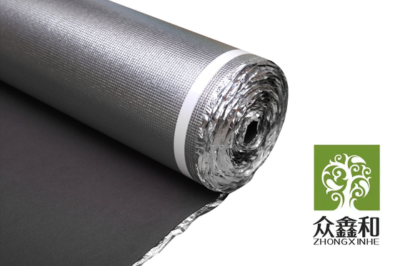 3mm Thick Hardwood Floor Underlay Silver Film For Engineered Floor